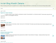 Tablet Screenshot of khaidirzakaria.com